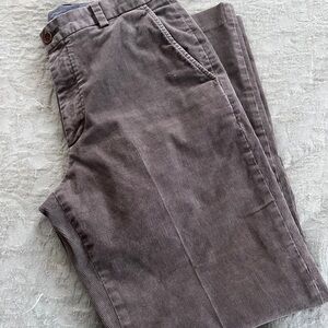 Brooks Brothers Men's Corduroy Pants Olive Green/ Brown Size 34x30 Preppy